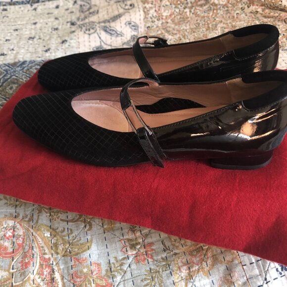 BeautiFeel Mary Jane Patent Leather & Suede Size 39/8.5 - Picture 6 of 11